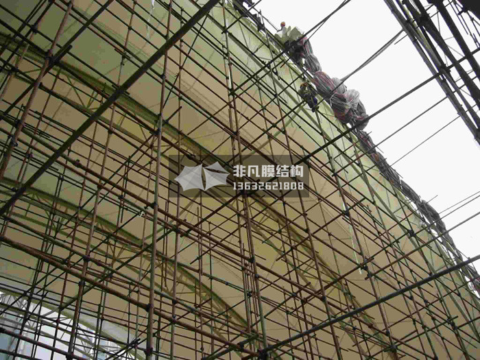 SY007 樓頂球場膜結構雨棚 廣州國稅局