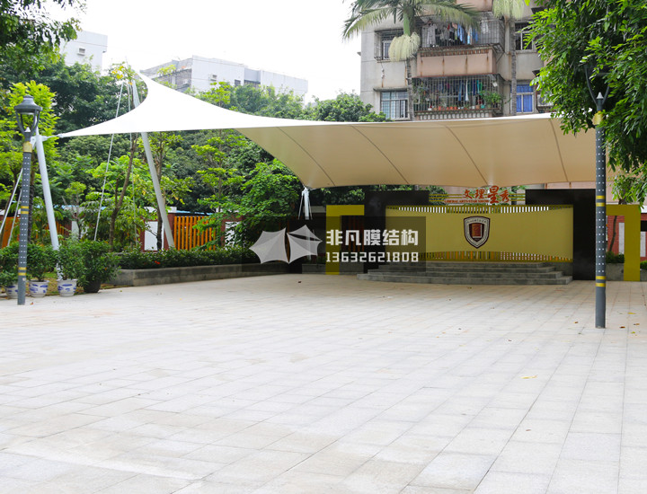 WT011 舞臺膜結(jié)構(gòu)雨棚 深圳文理學(xué)校 