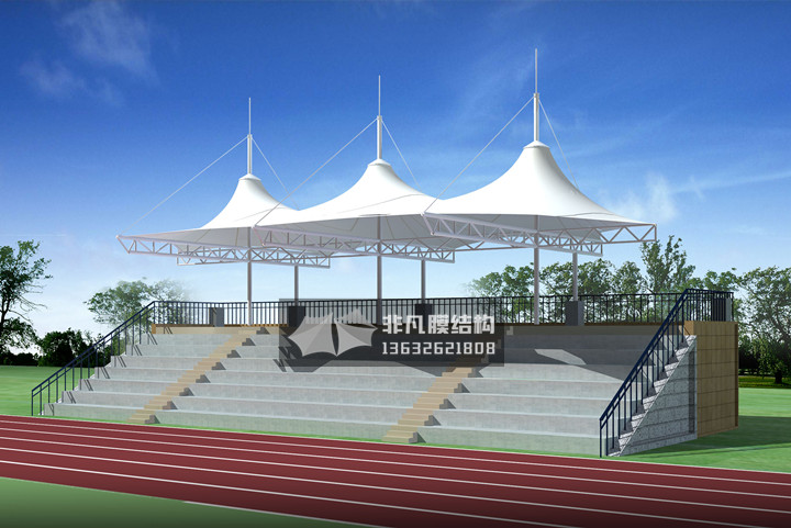 KT006 sports stand membrane structure