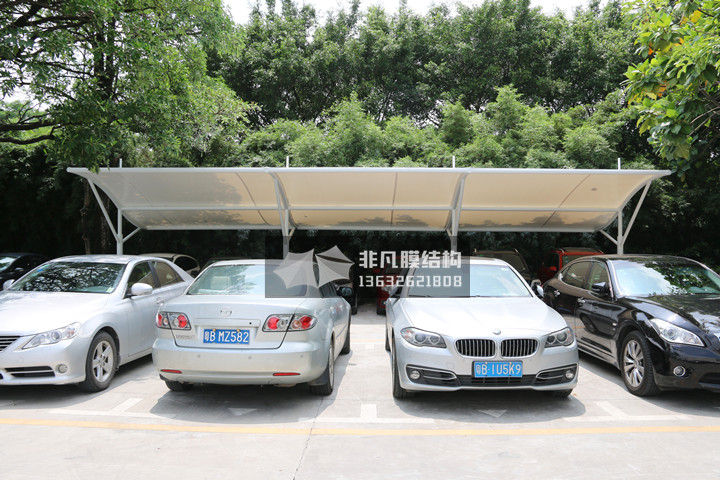 TC036 膜結(jié)構(gòu)停車(chē)棚 深圳華為生產(chǎn)基地