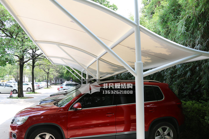 TC036 膜結(jié)構(gòu)停車(chē)棚 深圳華為生產(chǎn)基地