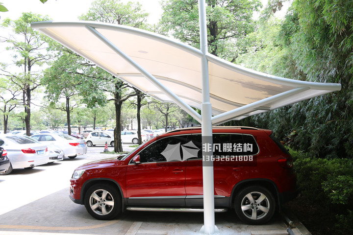 TC036 膜結(jié)構(gòu)停車(chē)棚 深圳華為生產(chǎn)基地