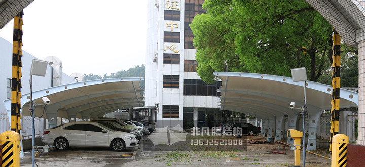 TC037 膜結構停車棚 深圳制證中心