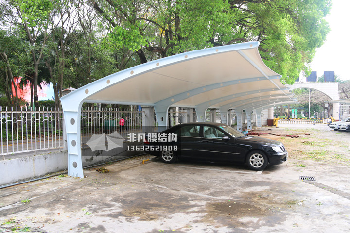 TC037 膜結構停車棚 深圳制證中心