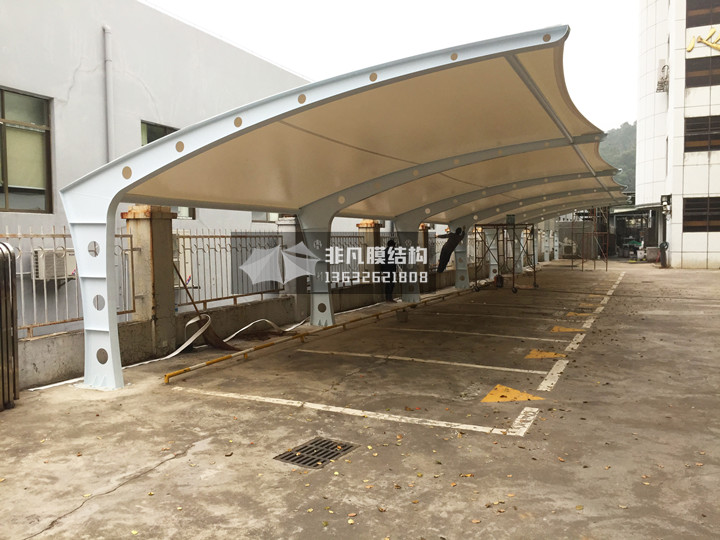 TC037 膜結構停車棚 深圳制證中心