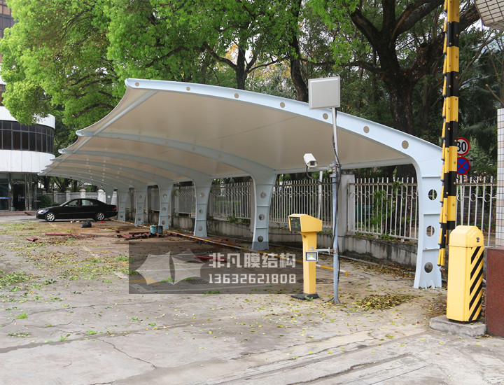 TC037 膜結構停車棚 深圳制證中心