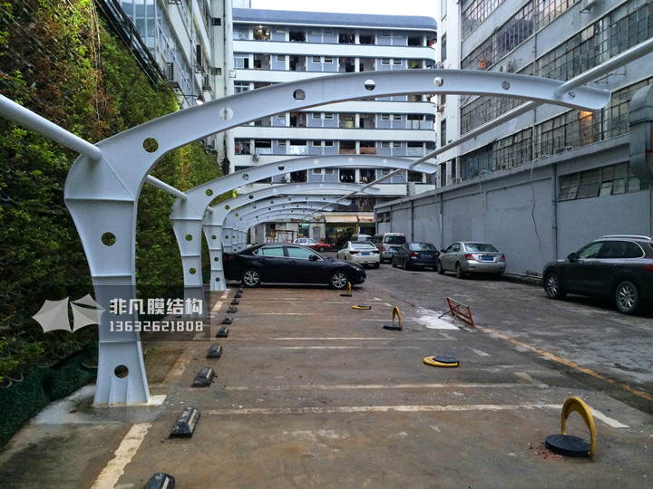 TC042 membrane structure parking shed