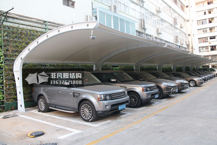 TC042 membrane structure parking shed