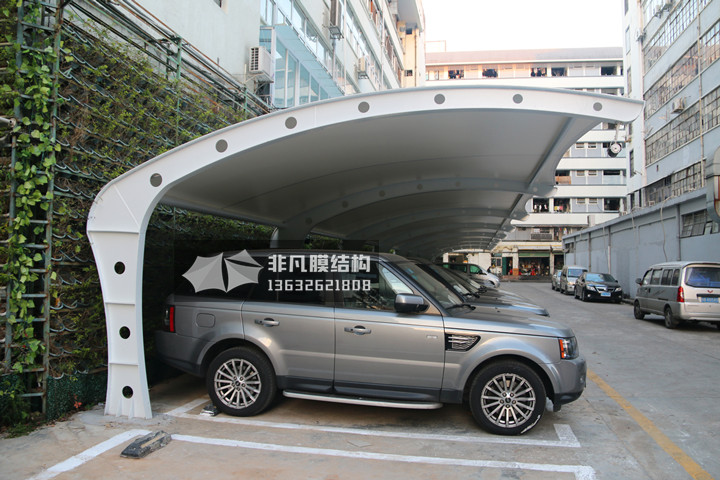 TC042 membrane structure parking shed