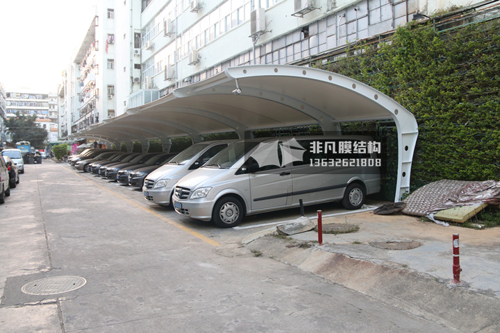 TC042 membrane structure parking shed