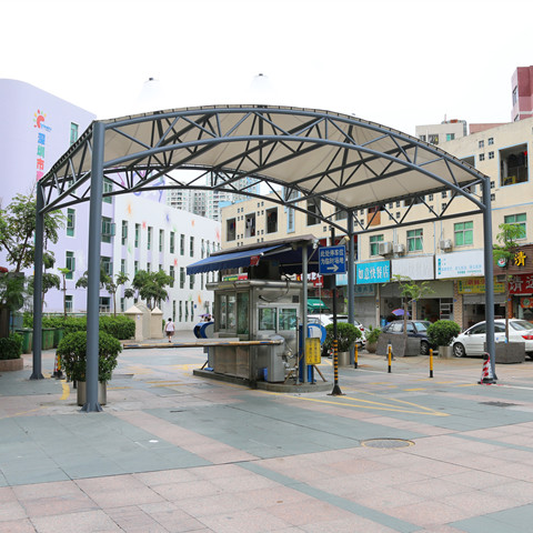 GT012 崗?fù)こ鋈肟谑召M(fèi)膜結(jié)構(gòu)雨棚 南光城市花園