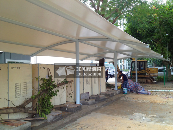 TC045 charging station of membrane structure canopy